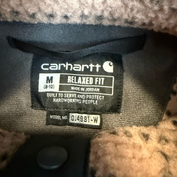 Carhartt Relaxed Fit Fleece Pullover Medium - Picture 6 of 8